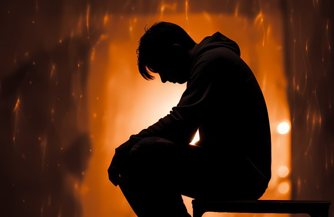 Suffering from anxiety photo